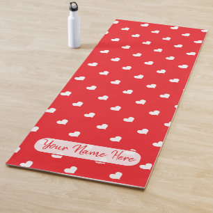 Frohe Herzen Valentinstag Modernes Liebesmuster Yogamatte