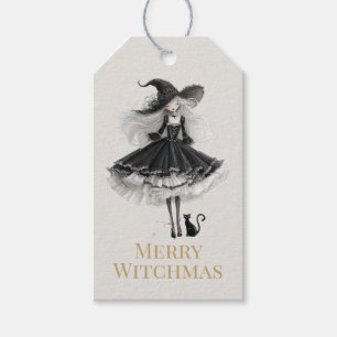 Frohe Hexenweihnacht – Gothic Hexe Geschenkanhänge Geschenkanhänger