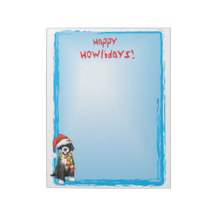 Frohe Howlidays PWD Notizblock