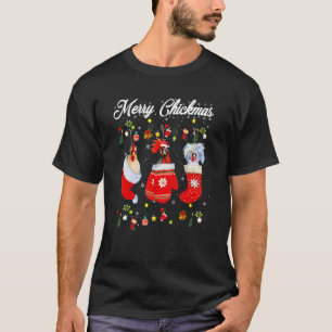 Frohe Hühnerweihnachten Hühner Socken Weihnachts T-Shirt