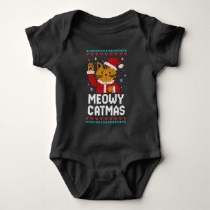 Frohe Katmas Baby Strampler