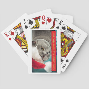 Frohe Katmas und ein glückliches Mew Jahr! Spielkarten