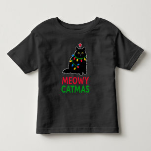 Frohe Katzenweihnachten Kleinkind T-shirt