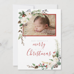 Frohe kleine Weihnachts-Foto-Grußkarten