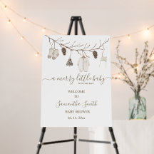 Frohe kleine Weihnachts-Winter-Baby-Party