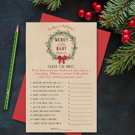 Frohe kleine Weihnachtsdusche schätzt den Preis