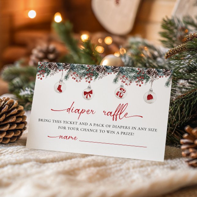 Frohe kleine Weihnachtsdusche Windelwaschmaschine  Begleitkarte (Von Creator hochgeladen)