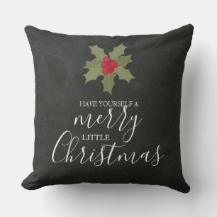 Frohe kleine Weihnachtsferien Kissen
