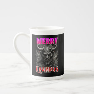 Frohe Krampus Prozellantasse