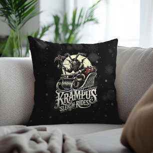 Frohe Krampus-Weihnachten Krampus-Schlittenfahrten Kissen