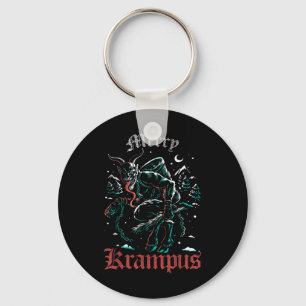 Frohe Krampus Weihnachten Xmas Horror Hässlich Bös Schlüsselanhänger