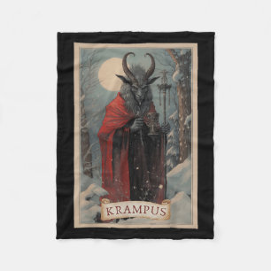 Frohe Krampus Weihnachten Xmas Horror Hässlicher P Fleecedecke