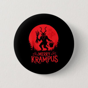 Frohe Krampus Weihnachten Xmas Horror Hässlicher S Button