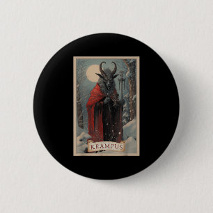 Frohe Krampus Weihnachten Xmas Horror Hässlicher S Button