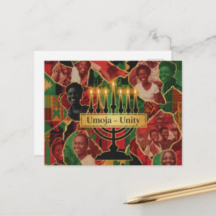 Frohe Kwanzaa Kinara Postkarte