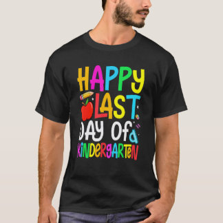 Frohe Letzte Kindergarten-Abschlussfeier Lehrer T-Shirt