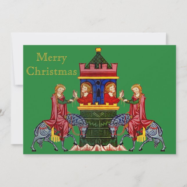 Frohe mittelalterliche Weihnachten (Vorderseite)
