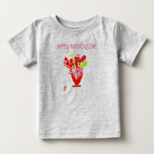 Frohe Muttertag / Blumen-vase T-Shirt