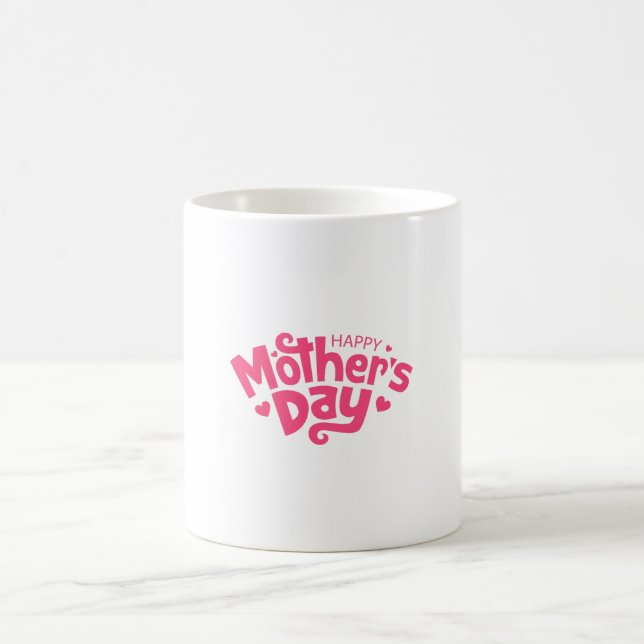 Frohe Muttertag Kaffeetasse (Mittel)