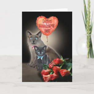 Frohe Muttertag Katzen Karte