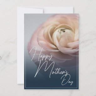 Frohe Muttertag mit großer rosa Rose