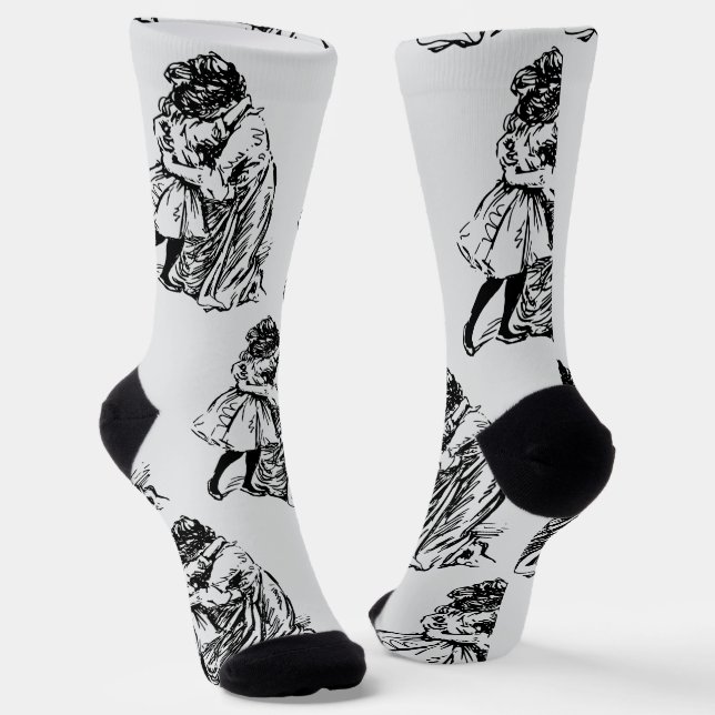 Frohe Muttertag  Socken (Gewinkelt)