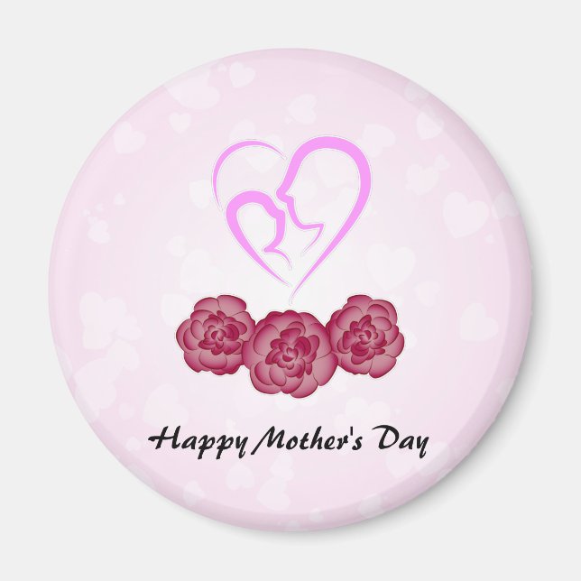 Frohe Muttertags Magnet (Vorne)