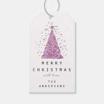 Frohe Namen Holiday Pink Diamond Weihnachtsbaum