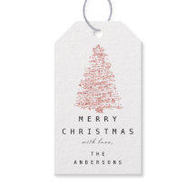Frohe Namen Weihnachtsbaum Rose White