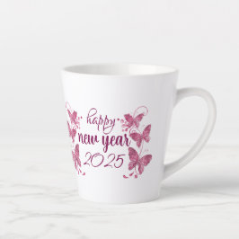 frohe neue Jahr 2025 Latte-Tasse Milchtasse