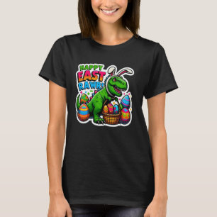 Frohe Ost-Rawr-Ostern-T-Rex-Dinosaurier-Eier-Hase- T-Shirt