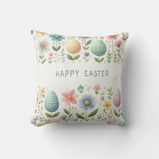 Frohe Osterblüten Kissen
