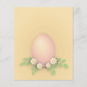 Frohe Ostereier & Blume Frühjahrsferien Flyer