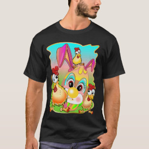 FROHE OSTEREIER HÜHNCHEN GÜNSTIGERE EIER T-Shirt