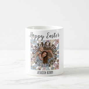 Frohe Osterfreundin, Osterhasen, Mutter & Baby Fot Kaffeetasse