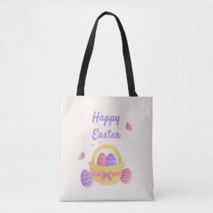 Frohe Osterkörbe und Schmetterlinge Tasche