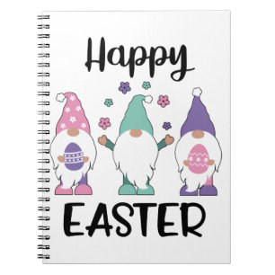 Frohe Ostern 2020 Gnome Egg Hunt Swea Notizblock