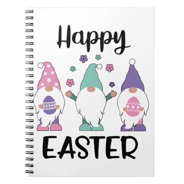 Frohe Ostern 2020 Gnome Egg Hunt Swea Notizblock (Vorderseite)