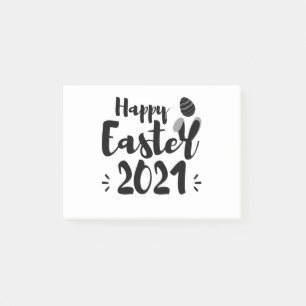 Frohe Ostern 2021 Lustiger Quarantäne-Ostersonntag Post-it Klebezettel