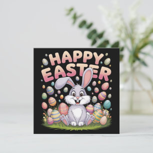 Frohe Ostern 2025  Eier Hase Süßer Hase
