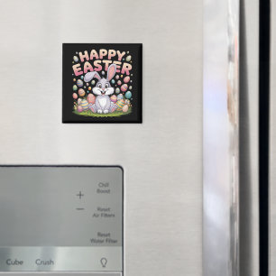 Frohe Ostern 2025  Eier Hase Süßer Hase Magnet