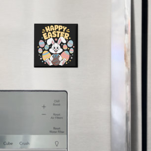 Frohe Ostern 2025 Eier Hase Süßer Hase Magnet