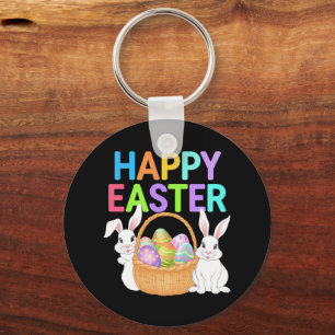 Frohe Ostern 2025 Eier Hase Süßer Hase Schlüsselanhänger