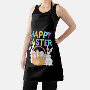 Frohe Ostern 2025  Eier Hase Süßer Hase Schürze