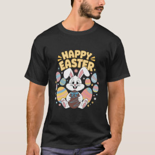 Frohe Ostern 2025 Eier Hase Süßer Hase T-Shirt