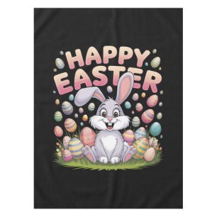 Frohe Ostern 2025  Eier Hase Süßer Hase Tischdecke