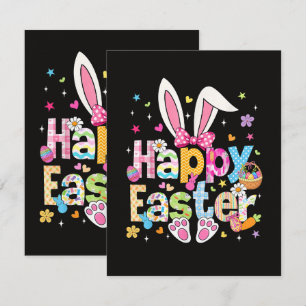 Frohe Ostern 2026 Süßes Kaninchen Hase Karte