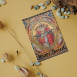 Frohe Ostern! Altar der armen Klares Feiertagskarte