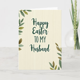 Frohe Ostern an meinen Ehemann Karte