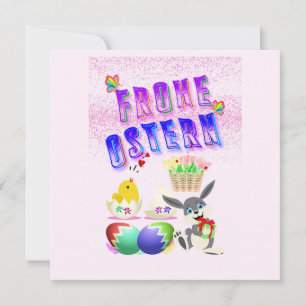 Frohe Ostern Ankündigung